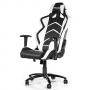Геймърски стол akracing player gaming chair black white, ak-k6014-bw