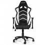 Геймърски стол akracing player gaming chair black white, ak-k6014-bw