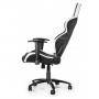 Геймърски стол akracing player gaming chair black white, ak-k6014-bw