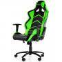 Геймърски стол akracing player gaming chair black green, ak-k6014-bg