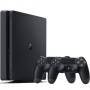 Конзола playstation 4 slim, 1tb, два геймпада, черна+игра gtav (gta5): grand theft auto v за ps4