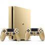 Конзола playstation 4 slim, 500gb, два геймпада, златист + игра gtav (gta5): grand theft auto v за ps4