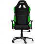 Геймърски стол akracing, черно и зелено, ak-k7012-bg