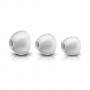 Слушалки с микрофон philips тапи, бял- сребрист цвят, she8105sl