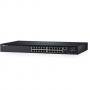 Комутатор dell networking n1524, 24x 1gbe + 4x 10gbe sfp+ fixed ports, stacking, io to psu airflow, ac, 210-aevx