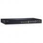 Комутатор dell networking n1524, 24x 1gbe + 4x 10gbe sfp+ fixed ports, stacking, io to psu airflow, ac, 210-aevx