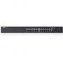 Комутатор dell networking n1524, 24x 1gbe + 4x 10gbe sfp+ fixed ports, stacking, io to psu airflow, ac, 210-aevx