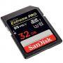 Карта памет sandisk extreme pro sdhc 32gb class 10, u3, 95 mb, sd-sdxxg-032g-gn4in
