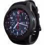 Смарт часовник samsung galaxy gear s3 frontier 46mm watch stainless steel case black band r760  (refurbished)