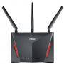 Безжичен рутер asus rt-ac86u, двубандов ac2900 nitroqam, 750+2167 mbps, 1 x usb 3.0, 1 x usb 2.0, gigabit, asus-rt-ac86u