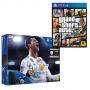 Комплект конзола sony ps4 500 gb fifa 18 bundle with fifa 18 ultimate team icons + игра gtav (gta5): grand theft auto v