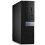 Настолен компютър dell optiplex 7050 sf, intel core i7-7700 (3.60ghz, 8mb), 8gb 2400mhz ddr4, 500gb hdd, dvd+/-rw, intel hd 630, intel vpro, mouse&