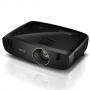 Видео проектор benq w2000+, dlp, 1080p (1920x1080), 15000:1, 2200 ansi lumens, vga, hdmi, rca, speakers 2x10w, 3d ready, черен, 9h.y1j77.18e