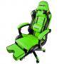 Геймърски стол raidmax drakon dk709 зелено и черно