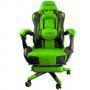 Геймърски стол raidmax drakon dk709 зелено и черно
