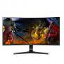 Монитор lg 34uc89g-b, 34 инча curved wide lcd ag, ips panel, 5 mm gtg,300 cd/m2, 21:9, wide fhd 2560x1080, 144 hz refresh rate, hdmi, displayport,audi