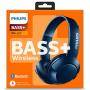 Безжични bluetooth слушалки philips shb3075bl, сини, shb3075bl