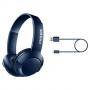 Безжични bluetooth слушалки philips shb3075bl, сини, shb3075bl