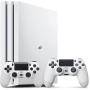 Конзола playstation 4 pro, 4k, 1тв, sony ps4 pro - бял ( white ) + джойстик sony playstation 4 dualshock 4, wireless версия 2, бял