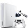 Конзола playstation 4 pro, 4k, 1тв, sony ps4 pro - бял ( white ) + очила за виртуална реалност sony playstation vr за playstation 4