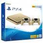 Конзола playstation 4 slim, 500gb, два геймпада, златист+игра mortal kombat xl+игра gtav (gta5)+игра driveclub ps4