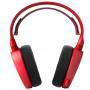 Геймърски слушалки steelseries, arctis 3 red 7.1, микрофон, червен, steel-head-61435