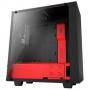 Кутия nzxt s340 elite black/red mid tower, nzxt-case-s340w-b4