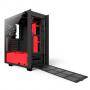 Кутия nzxt s340 elite black/red mid tower, nzxt-case-s340w-b4