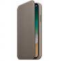 Калъф apple iphone x leather folio - taupe, mqry2zm/a