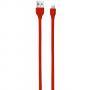 Кабел trust flat micro-usb cable 1m - red, 20137