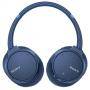 Слушалки sony headset wh-ch700n, bluetooth/nfc, noise cancelling, google/siri voice assistant, син, whch700nl.ce7