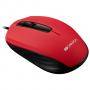 Мишка canyon optical wired mice, 3 buttons, dpi 1000, red, cne-cms01r