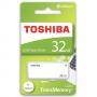 Флаш памет toshiba u203 32gb usb 2.0, бяла, smc01053