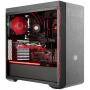 Кутия cooler master masterbox mb600l red, mid-tower, черен, cm-case-mcb-b600l-kann-s00
