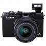 Цифров фотоапарат canon eos m100, black + ef-m 15-45mm f/3.5-6.3 is stm, 2209c012aa