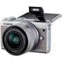 Цифров фотоапарат canon eos m100, grey + ef-m 15-45mm f/3.5-6.3 is stm, 2211c012aa