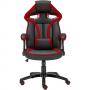 Геймърски стол inaza cobra черно-червен, co01-br_vz
