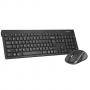 Безжични клавиатура и мишка delux ka180g+m391gx, кирилизирана, черна, set ka180g+m391gx_vz