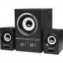 Колонки defender 2.1 speaker system v9 11w(2x3w + субуфер 5w), usb, 5v, пластмаса, със субуфер ( с дървен корпус), черни, 65527