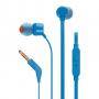 Слушалки jbl t110, in ear, син, jbl-t110-blu