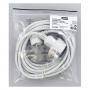 Удължителен захранващ кабел hama 110863, euro plug, 5 m, бял, hama-110863