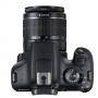 Огледално-рефлексен фотоапарат canon eos 2000d, black + ef-s 18-55mm f/3.5-5.6 is ii + ef 75-300 mm f/4.0-5.6 iii, 2728c031aa