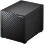 Мрежов сторидж asustor as3204t v2, 4 bay nas, intel celeron quad-core up to 2.24ghz, 2gb ddr3l, 4x 3.5 sataii/ sataiii, usb 3.1,hdmi, черен, as3204tv2