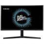 Монитор samsung c24fg73f curved 23.5 led, full hd (1920x1080), 144hz, brightness: 350cd/m2, contrast: 3000:1, response time: 1ms, lc24fg73fquxen