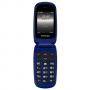 Мобилен телефон prestigio grace b1, 2.4 (240x320) 2.5d, dual sim, 32mb ddr, 32mb flash, 0.3mp камера, син, pfp1242duoblue
