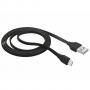 Кабел trust flat micro-usb cable 1m - черен, 20135