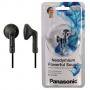Panasonic слушалки за поставяне в ушите, черни. rp-hv104e-k