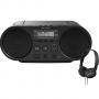 Cd плейър sony zs-ps50 cd player, black + sony headset mdr-zx110, black. zsps50x110bpi.ys