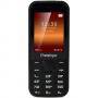 Мобилен телефон prestigio wize c1, dual sim, 2.4-инчов екран (240x320) lcd, 32mb+32mb, lithium ion 600mah, pfp1240duoblack