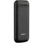 Мобилен телефон prestigio wize c1, dual sim, 2.4-инчов екран (240x320) lcd, 32mb+32mb, lithium ion 600mah, pfp1240duoblack